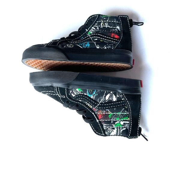 Vans x Disney 100 Villains Sk8-Hi Zip Sneakers Toddlers 6‎ - Picture 7 of 9